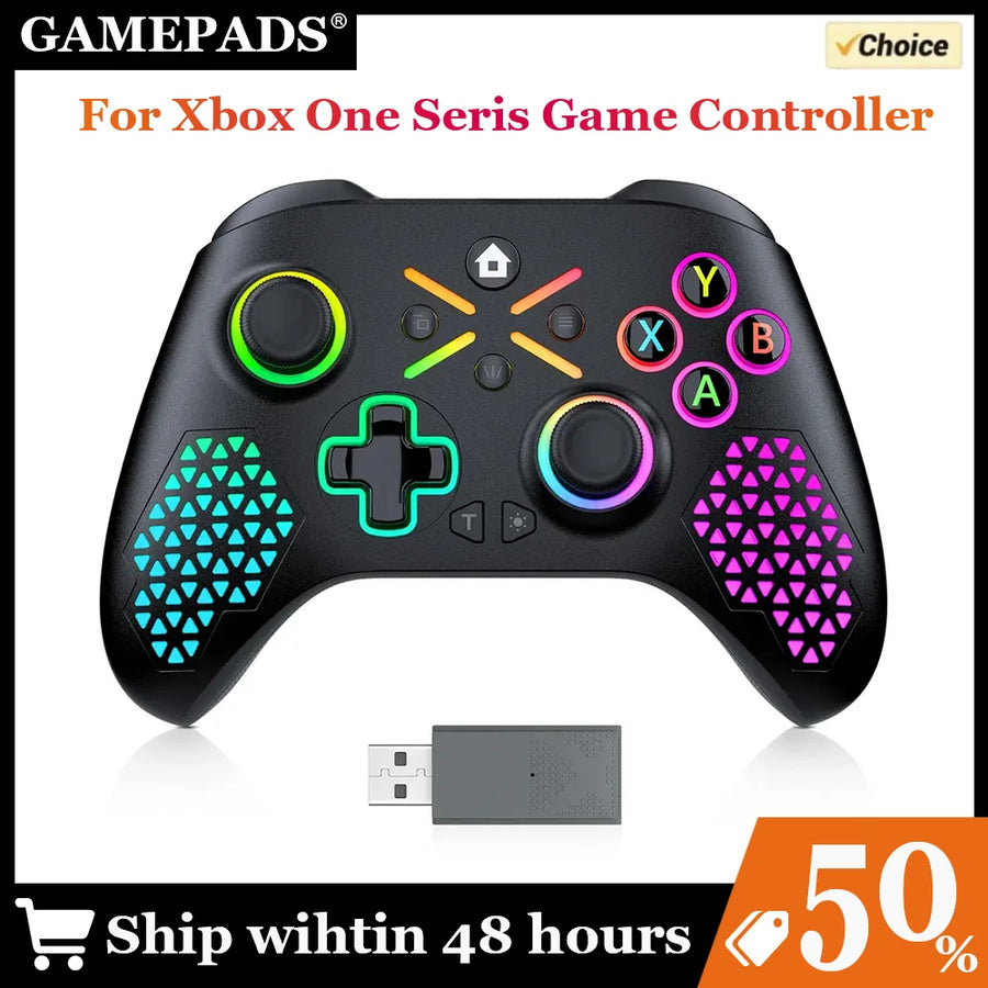 Wireless Gaming Controller For Xbox One ,Xbox Seris S ,X Console Window 7 8 10 pc With Dual Vibra/Six Axis Multi Game Joystick