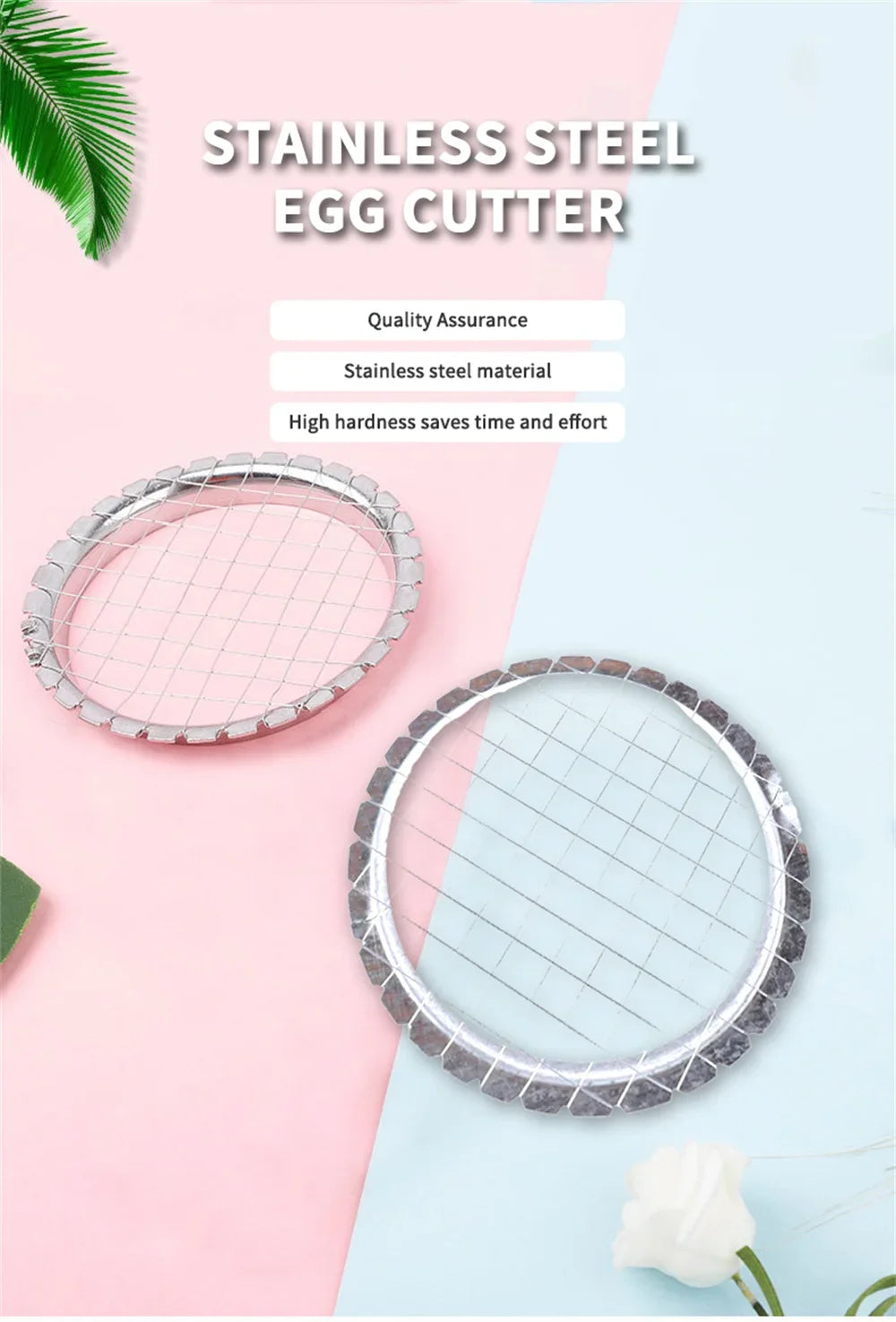 Kitchen Accessories Cutter Cut Egg Equipment Grid Vegetable Salad Egg Cuter Kitchen Gadget Kitchenware