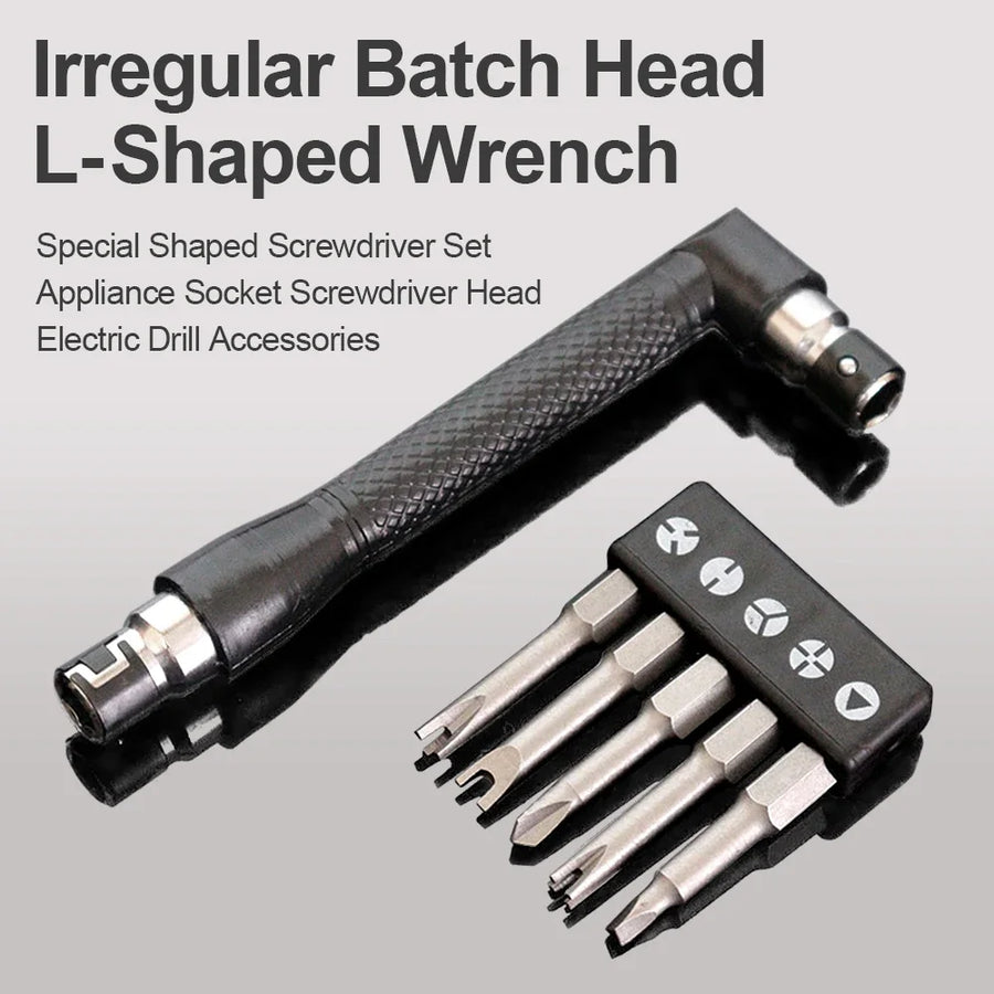 Screwdriver Bit Tool Kit Special-shaped Screwdriver Set 50mm U-shaped Y-Type Triangle Inner Cross Three Points