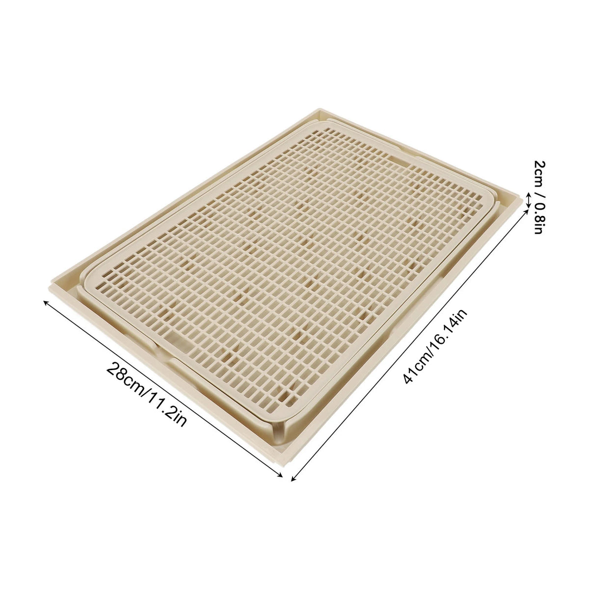 Kitty Litter Mat Cat Litter Mat Spacious Double Layer Washable Anti Slip Bottom Cat Litter Box Mat Cat Litter Catcher Mat