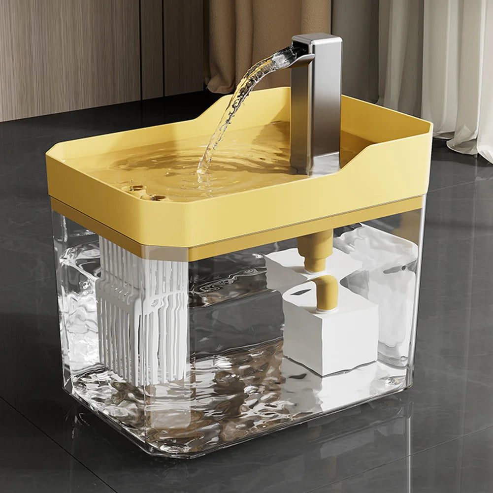 Cat Water Fountain with Quiet Pump Auto Filter USB Anti-Dry Burning Dog Water Dispenser Cat Fountain for Cats Indoor