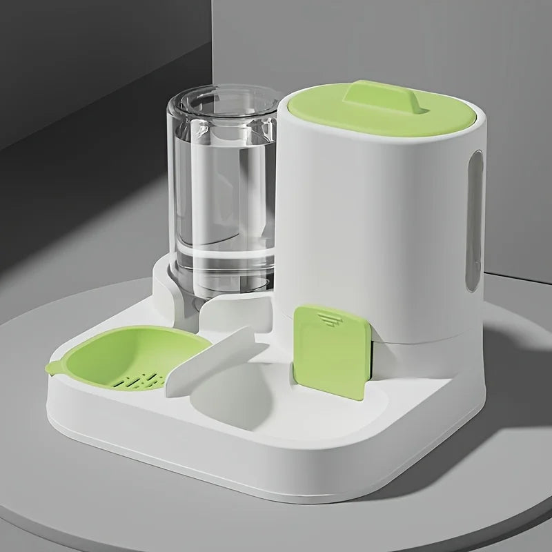 Feeder - Dual-purpose Drinking and Feeding Unit - Convenient, Simple, Large Capacity -Suitable for Small and Medium Dogs and cat