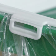Kitchen Under Sink Garbage Bag Holder Trash Bag Rack Garbage Container Cabinet Door Mount Hooks for Trash Bags Cleaning Cloths