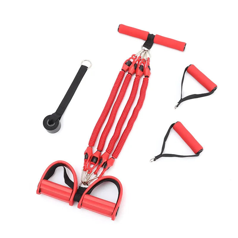 Fitness Pull Pedal Exercise At Home Fitness Exercise Resistance Band Sports Weight Loss Thin Belly Yoga Shaping Exerciser