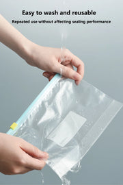 Reusable Storage Bags, Zipper Lock Bags, Food Grade Transparent Storage Bags