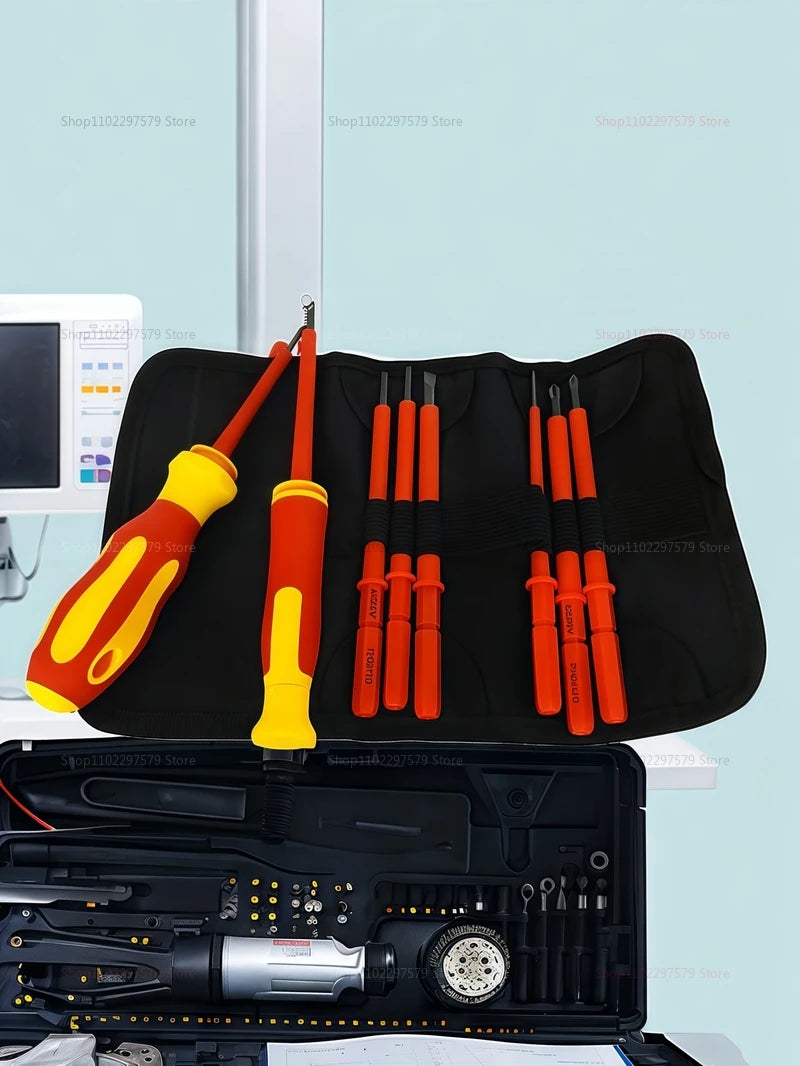 10 in 1 Insulated Electric Screwdriver Set 500V Hex Phillips Magnetic High Hardness Professional Electrician Tools