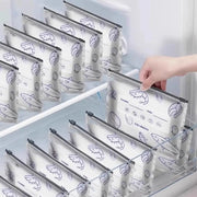 Sealed Food Storage Bag Aluminum Foil Reusable Freezer Bag Fresh Keeping Container Leakproof Meal Prep Kitchen Storage Organizer