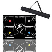 Basketball Practice Equipment Non-Slip Basketball Footstep Mat Basketball Training Mat for Youth and Adult Ball Control Training