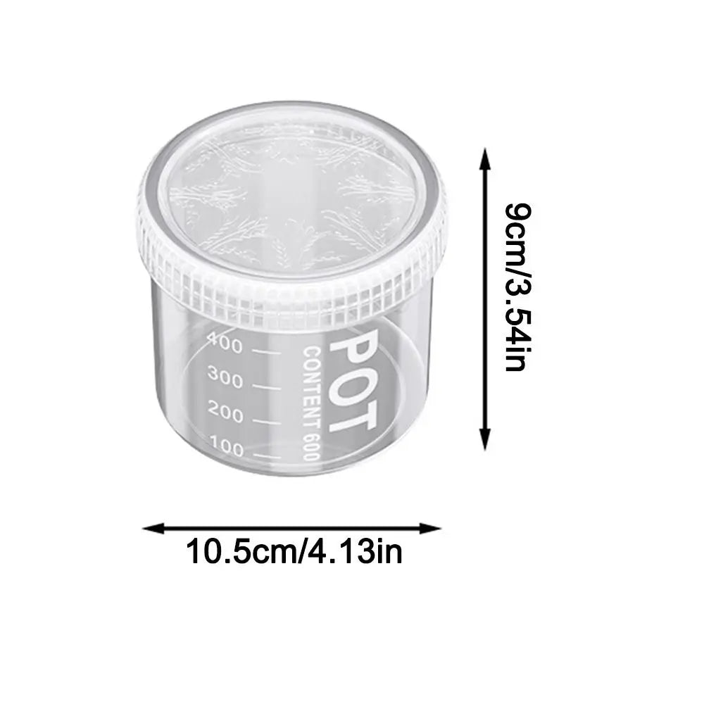 Large Capacity Kitchen Food Storage Canisters Transparent Plastic Grain Fresh Preservation Box Multigrain Organizer Household
