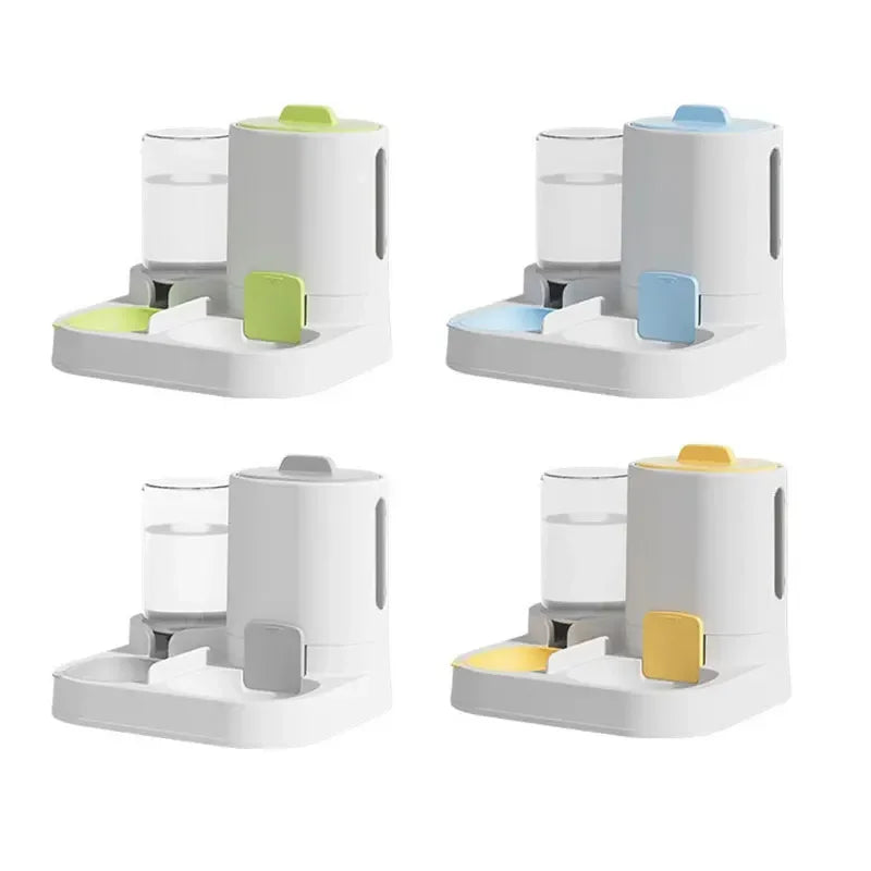 Feeder - Dual-purpose Drinking and Feeding Unit - Convenient, Simple, Large Capacity -Suitable for Small and Medium Dogs and cat