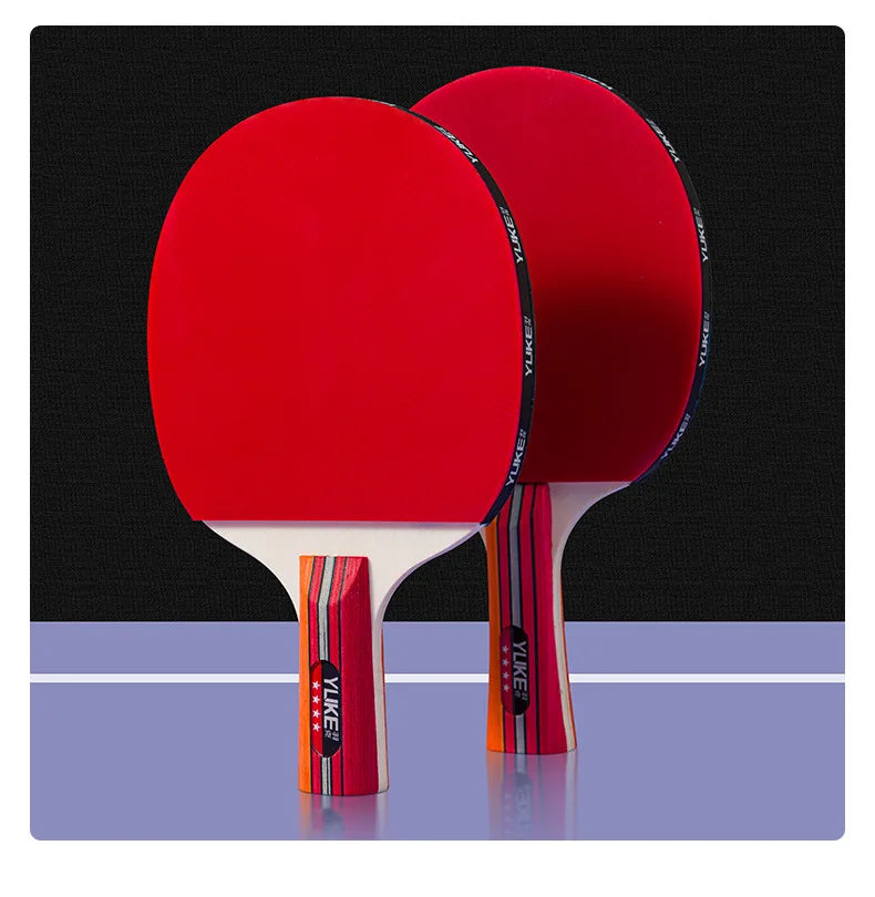 Professional-grade Table Tennis Racket Set for Beginners with Both Pen-hold and Backhand Grips