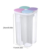 1.5L/2.3L Kitchen Storage Box Food Storage Containers Grain Sealed Moisture Proof Grain with Lid Kitchen Keep Fresh Supplies