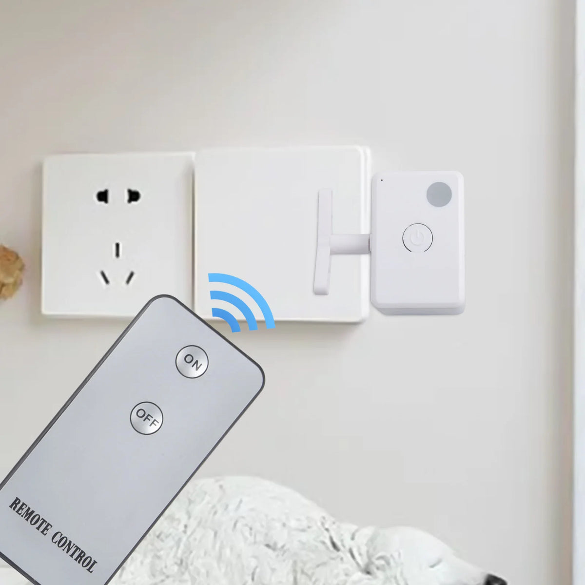Bedroom Living Room Wireless Remote Switch Home Automation Compact Size Effortless Management For Home Lighting