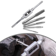 Adjustable Wrench T-Handle Milling Tap High Speed Steel Taps Metric Screwdriver Thread Tapping drill Holder Hand Tool Set