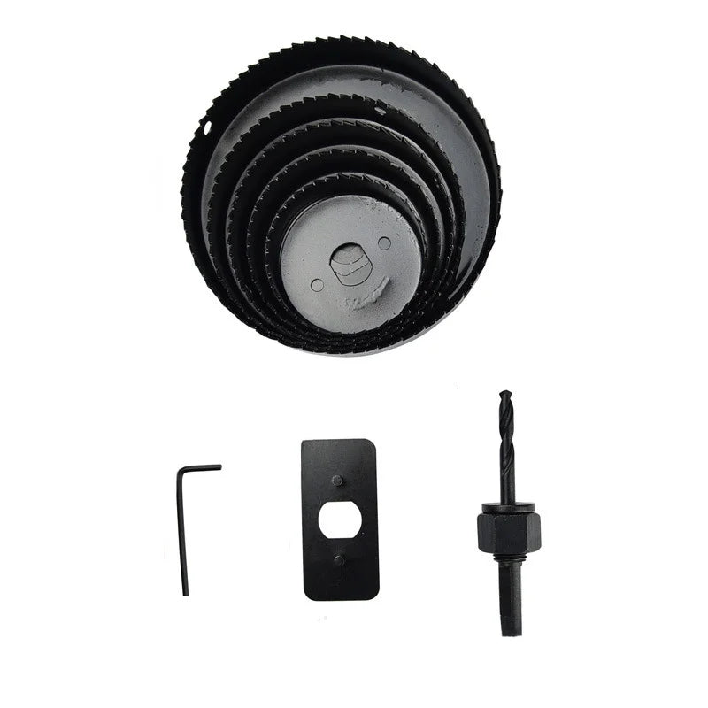 Woodworking hole saw, electric drill set, drywall spotlight tools, hole saw, drywall hole saw, woodworking tool set