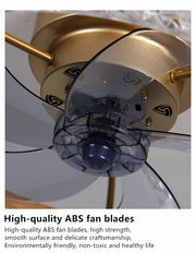 Modern New Smart LED Ceiling Fan Lights Remote Control Dimmable Bedroom Decor Ventilador Lamp Living Dining Room Indoor Lighting