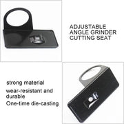Hand Angle Grinder Base Balance Bracket Adjustable Thickened Steel Holder Cutting Machine Base Diy Woodworking Tools Protection