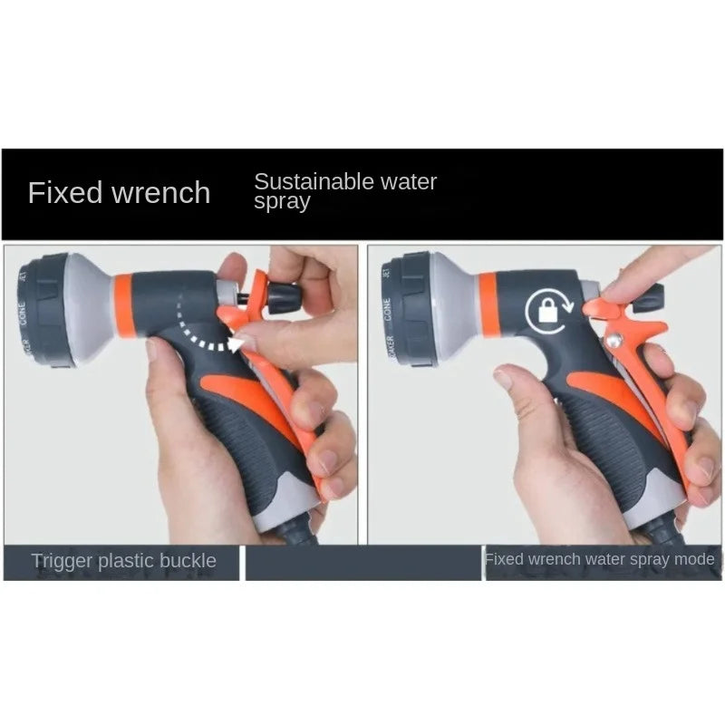 Spray Lawn Watering Multi-Function Car Wash High Pressure Durable Hand-Held Tools Hose Sprinkle Nozzle Garden