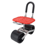 Garden Seat Cart Increase Efficiency Garden Rolling Work Seat Iron Labor Saving  Adjustable for Farm
