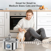 Cat Water Fountain 3.2L Stainless Steel Pet Water Fountain Dog Water Dispenser Automatic Cat Fountain Dog Bowls Cat Products