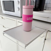 Narrow Kitchen Folding Auxiliary Cooking Table Mini Shelf Dishcloth Hanger Kitchen Assistant Countertop