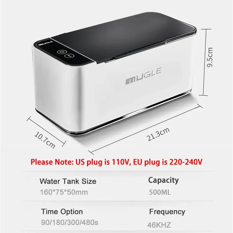 Smart Home Ultrasonic Cleaner for Jewelry Glasses Circuit Board Watches Denture Teeth Razor Ultrasound Cleaning Washing Machine