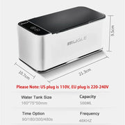 Smart Home Ultrasonic Cleaner for Jewelry Glasses Circuit Board Watches Denture Teeth Razor Ultrasound Cleaning Washing Machine