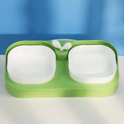 Double Pet Bowls Set for Dogs - Durable Non-Slip Food Water Feeder Dish Pet Supplies