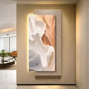 3D living room decoration painting, corridor hanging painting, simple and atmospheric living room entrance wall lamp painting