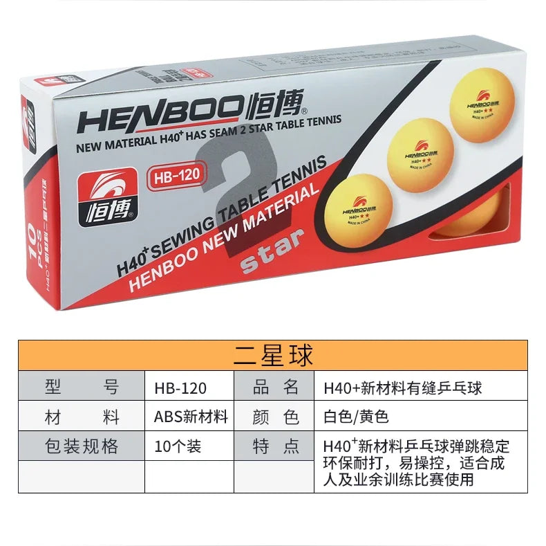 H40+New Material Table Tennis One Star Two Star Three Star Stable Endurance Training Ball