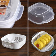 Food Storage Container Rice Fruit Preservation Box Microwave Oven Safe Refrigerator Freezer Fresh Keeping Box For Kitchen