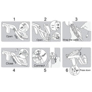 Shooting Gun Gaming Accessories Detachable Zapper Gun for Wii Remote Controller Gaming Control Games AccessoriesRemote