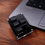 4 keys Mini Keypad Red Switch Programmable Gaming Mechanical Keyboard USB Custom Keyboard For PC Laptop D7L8