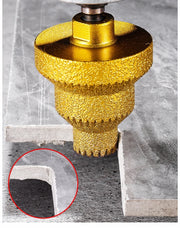M10 Diamond Chamfer Router Bits Hole Saw Milling Tile Cutter Marble Concrete Reamer Masonry Drilling Crowns Construction Tools