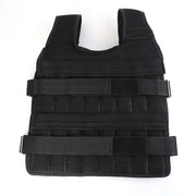 3/15/50kg Loading Weight Vest Adjustable Weighted Training Exercise Waistcoat Jacket Sand Clothing for Running Fitness Equipment