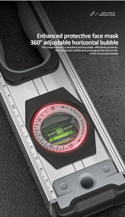 20-50cm Digital Spirit Level and Protractor Magnetic Spirit Level Bubble Level Aluminum Alloy Body Smart Level with Carrying Bag