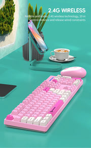 Shipadoo Wireless Keyboard and Mouse Combo Set Gaming Wireless Laptop Desktop Computer Office Accessories Free Wireless Mouse