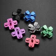 For PS4 SLIM PRO Metal Cross ABXY 3D Analog Thumbstick Aluminum Joystick Universal Cover Buttons For Xbox One S X Controller