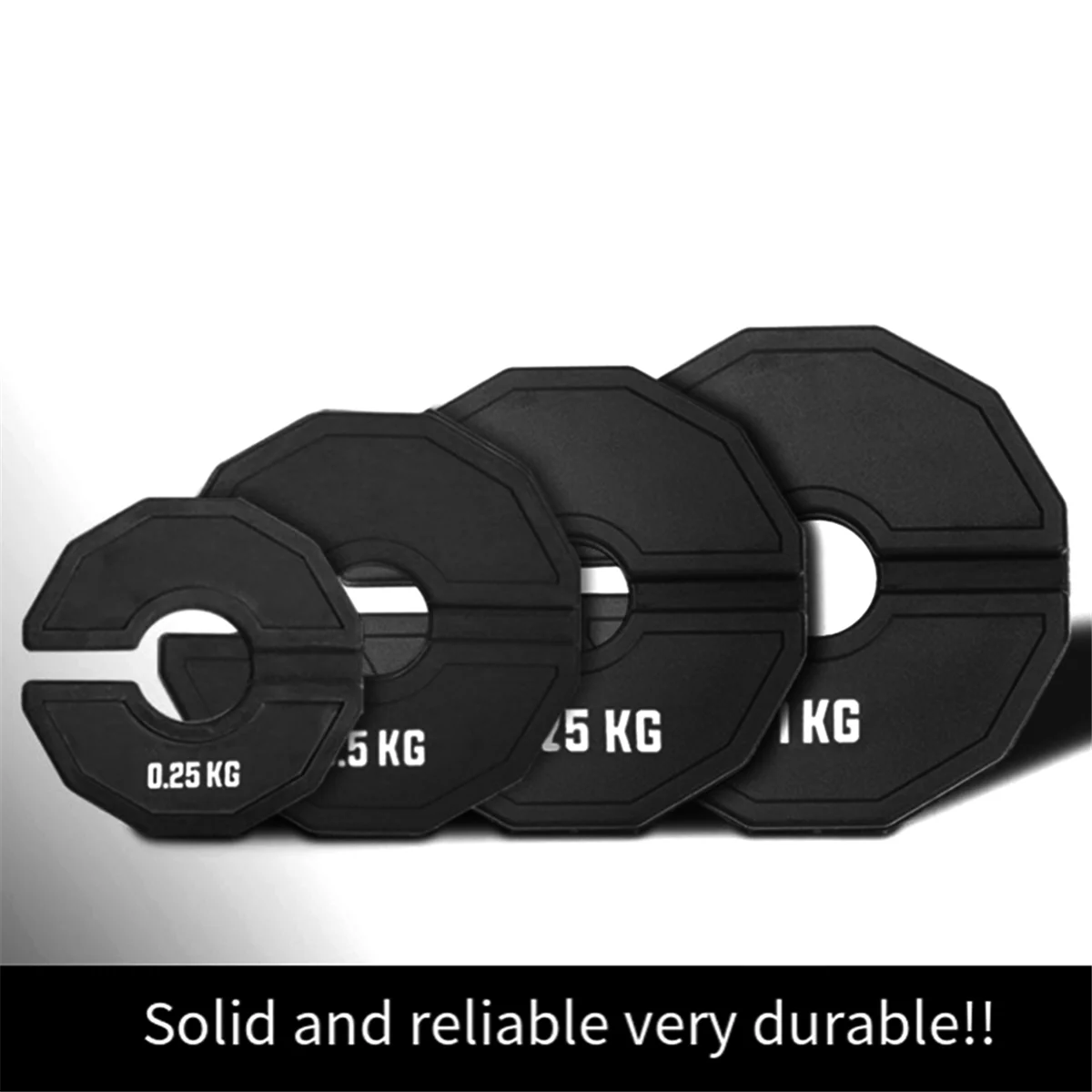 Gym Micro-Plates 0.25/0.5/1kg Dumbbell Fractional Weight Plate Rubber Fractional Weight Plates Add-on Change  Weight Plate
