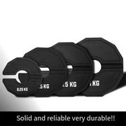 Gym Micro-Plates 0.25/0.5/1kg Dumbbell Fractional Weight Plate Rubber Fractional Weight Plates Add-on Change  Weight Plate