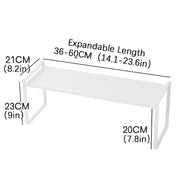 Kitchen Storage Rack under the Sink, Layered Shelf in the Cabinet, Countertop, Extendable Cabinet, Dish Storage Rack for Home Use
