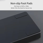 Gaming Keyboard Wrist Rest Pad Ergonometric Memory Foam Anti-Slip Rubber Stable Base Palm Rest 81 Keys Keyboard Hand Support