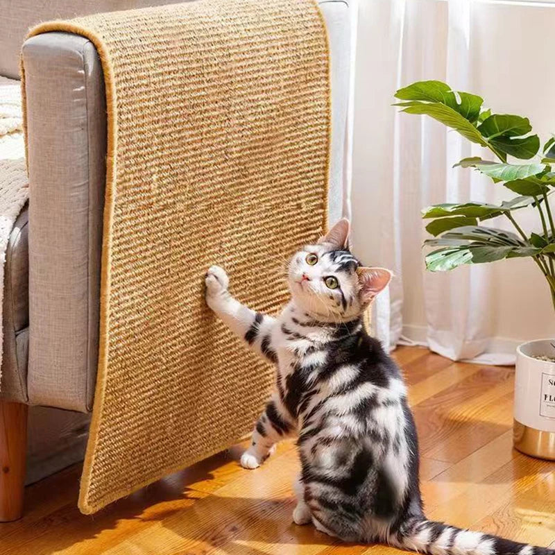 Cat sisal mat, cat scratching post, non-shedding cat scratching board, wall sticker, cat toy, sofa protector, pet toy