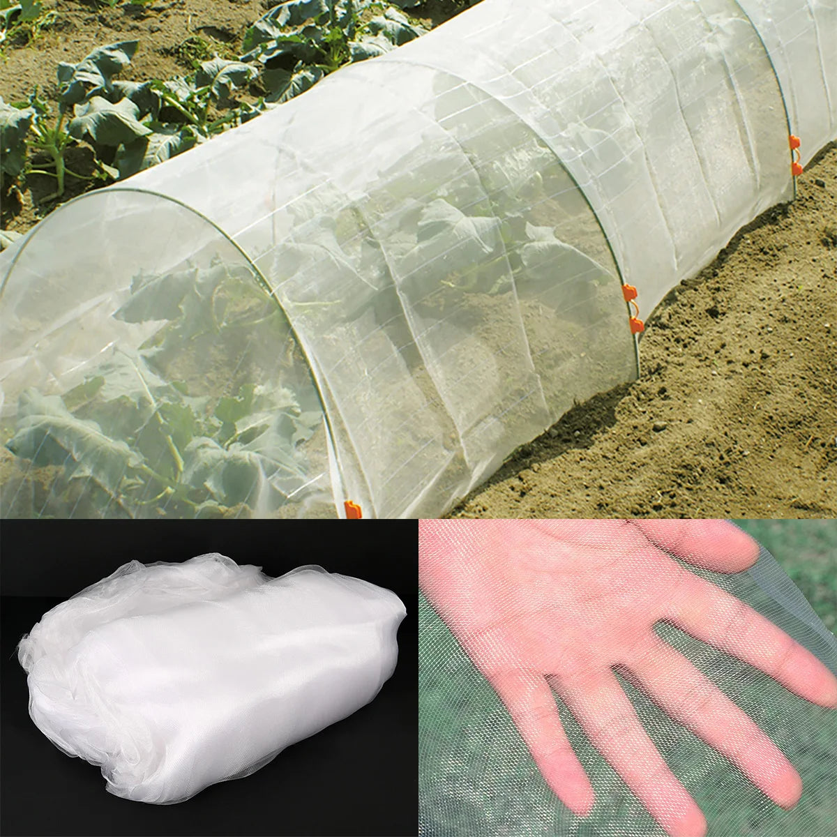 Garden Insect Protection Net Garden Vegetable Heavy Duty Woven Mesh Pests Control Anti-Bird Supplies Protecting Plants Fruits