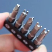 Screwdriver Bit Tool Kit Special-shaped Screwdriver Set 50mm U-shaped Y-Type Triangle Inner Cross Three Points