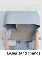 Mochi cat litter box fully enclosed pet supplies cat toilet drawer large cat litter box cat supplies