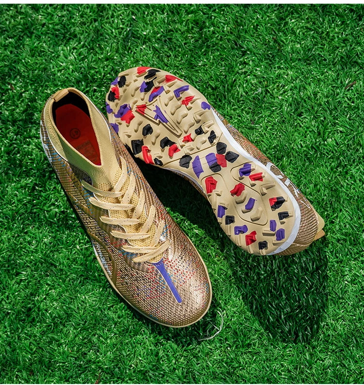 New Men Soccer Shoes Society Cleats Professional Football Boots Indoor Fast Football Field Boots Sneaker Boy Original Training
