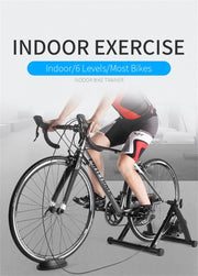 Cycling Sports Indoor Exercise Home Training 26-29" 6 Speed Magnetic Resistances Bicycle Trainer Rollers Bike Trainer Fitness MT