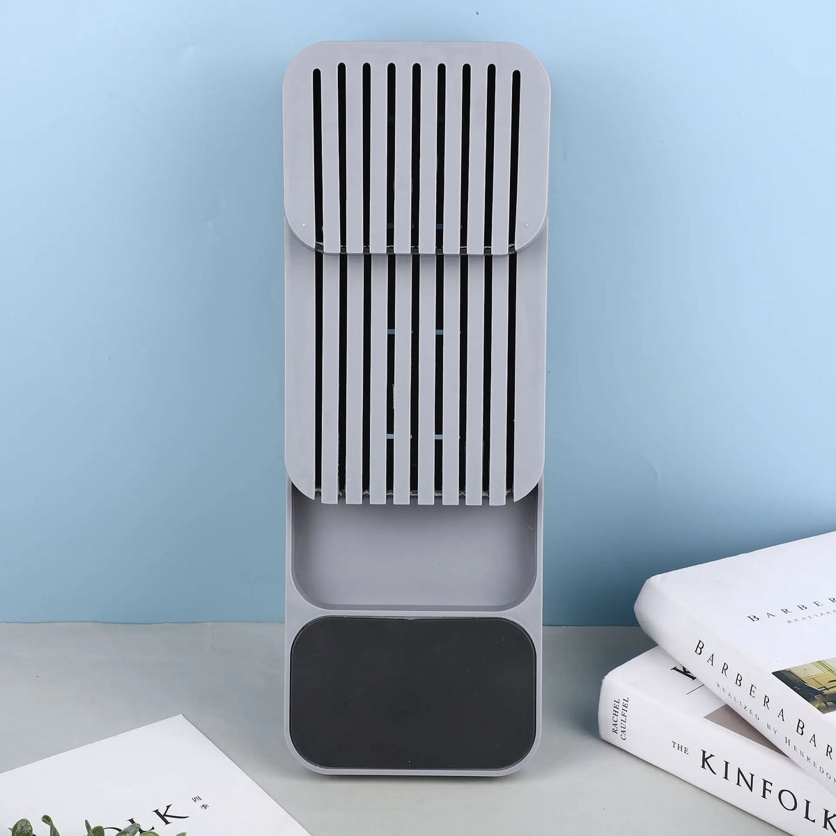 Kitchen Drain Tool Storage Rack Partition Plastic Box Cutlery Storage Tray Block Rack Knife Block Set home Kitchen Accessories