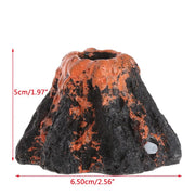 Aquarium Accessories Resin Crafts Simulation Artificial Volcano Rockery Fish Tank Decor Pet Supplies Ornament   Home Decoration